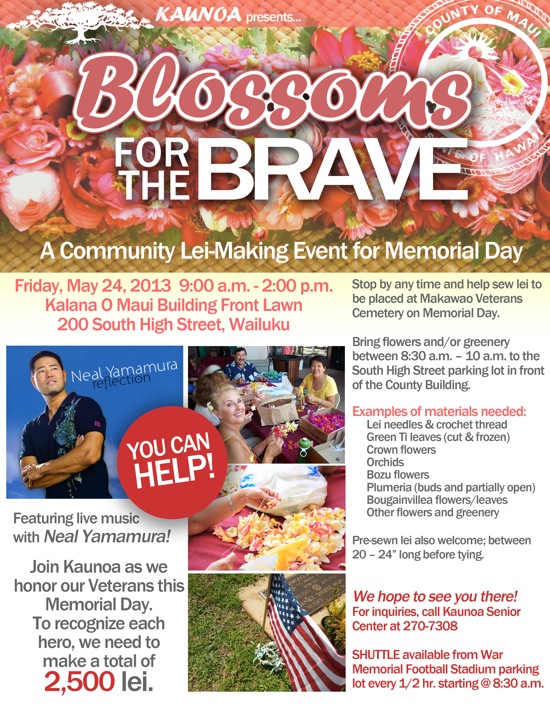 Blossoms for the Brave 2013