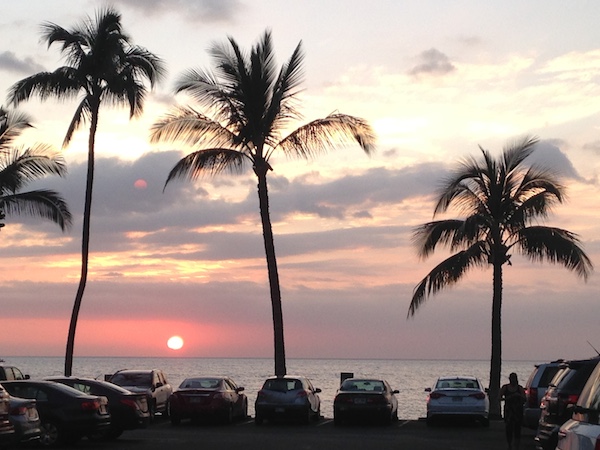Running, Walking and Watching Maui Sunset