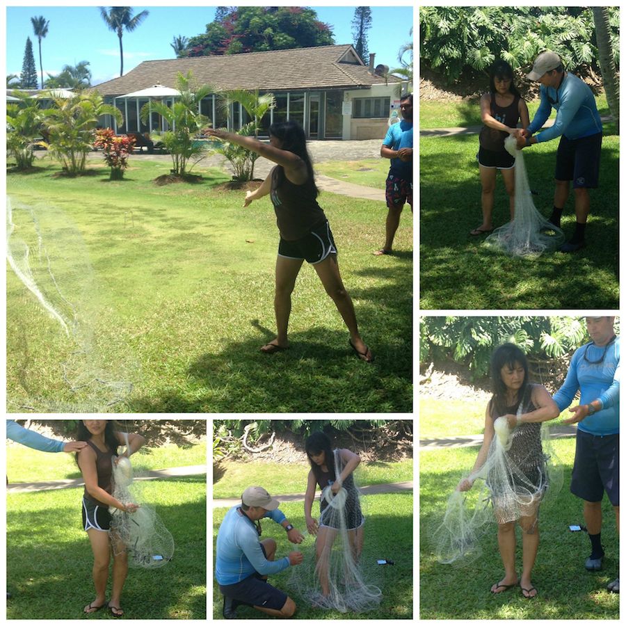 Liza Learned Hawaiian Throw Net Fishing At Travaasa Hana - A Maui Blog